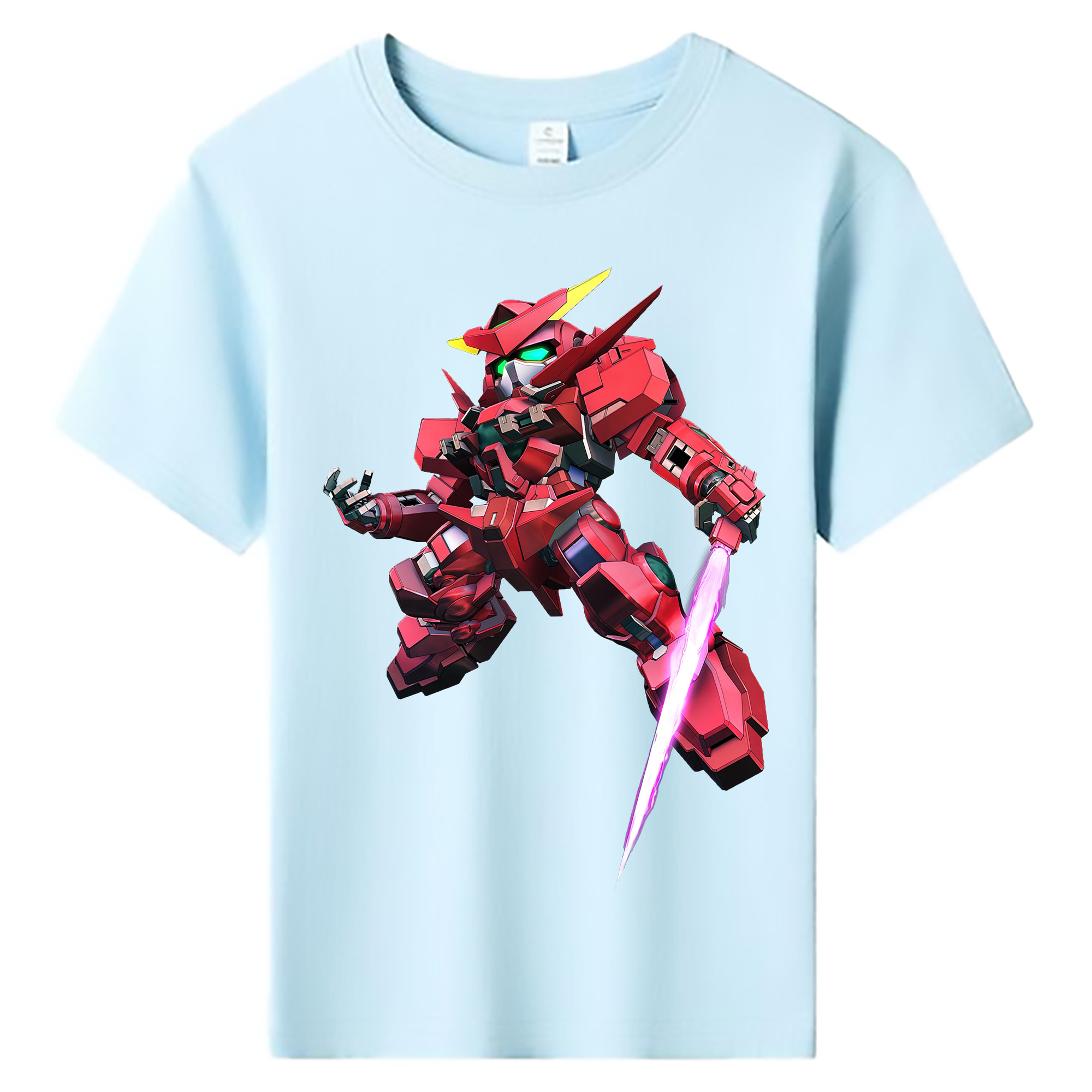 （画像用） 機動戦士ガンダム Mobile Suit Gundam 綿100％キッズTシャツ（フロントプリント）